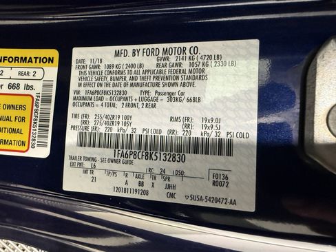 Used 2019 Ford Mustang GT w/ GT Performance Package image 15