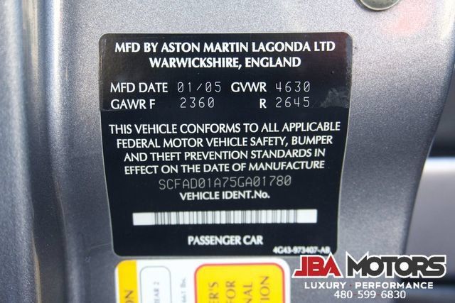Used 2005 Aston Martin DB9 Coupe RWD image 78