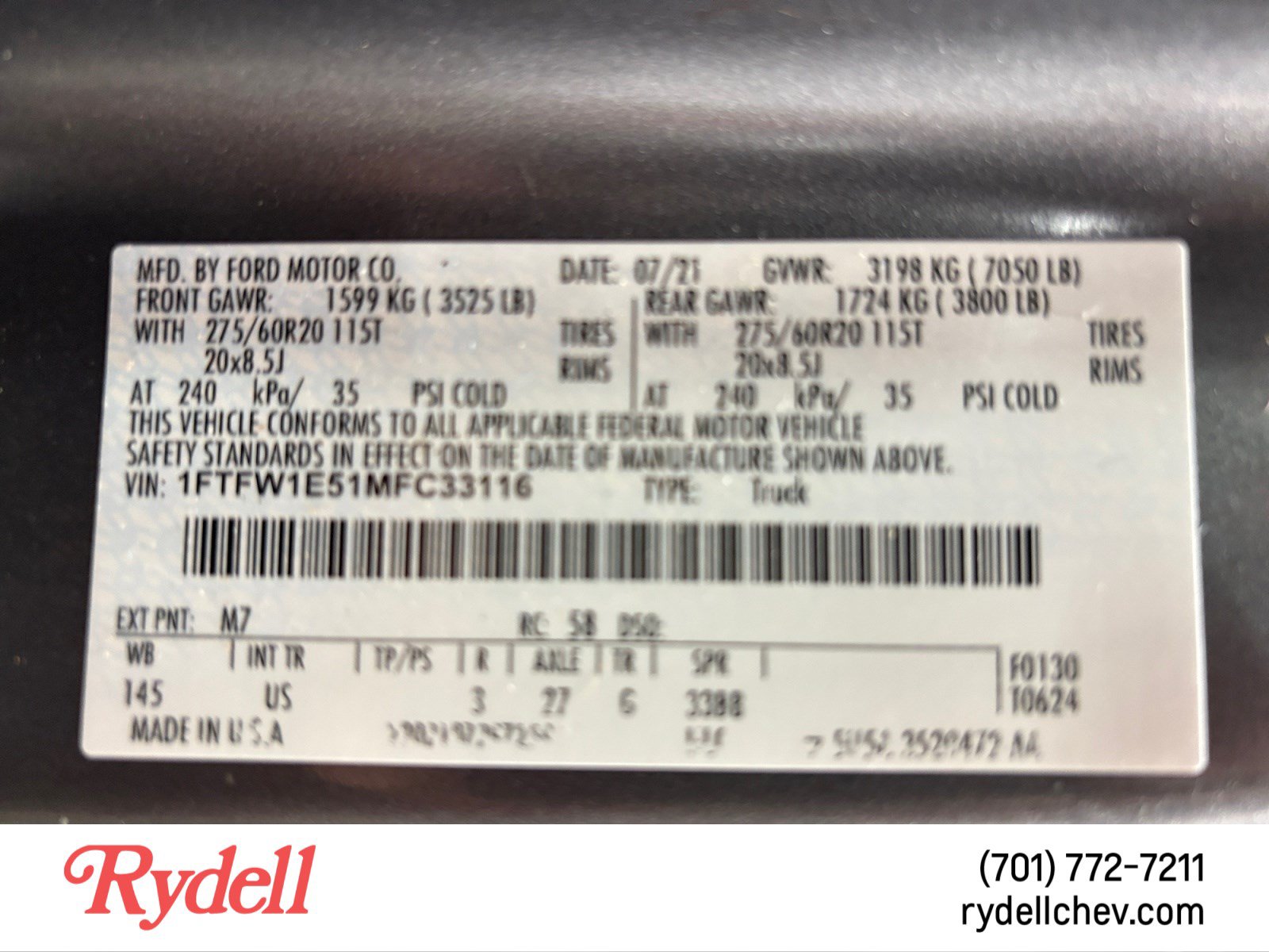 Used 2021 Ford F150 XLT w/ Equipment Group 302A High AWD/4WD image 22