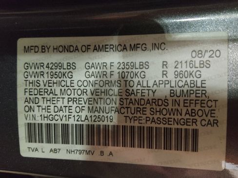 Used 2020 Honda Accord LX image 33