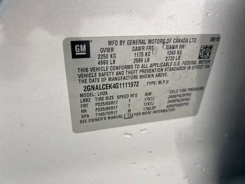 Used 2016 Chevrolet Equinox LT w/ Convenience Package FWD image 26