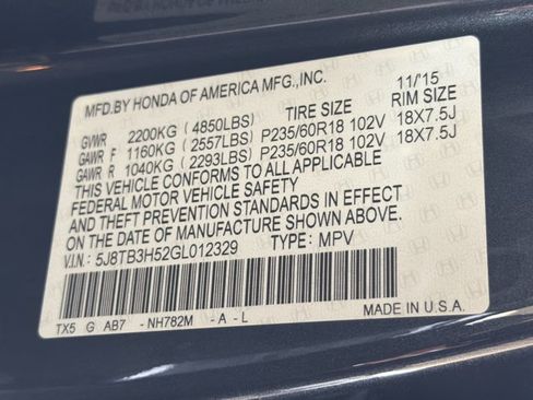 Used 2016 Acura RDX FWD w/ Technology Package image 29