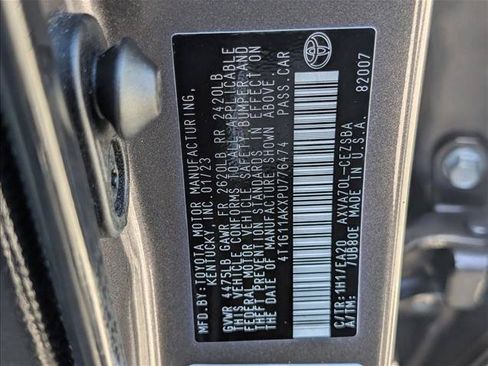 Certified 2023 Toyota Camry SE FWD image 23