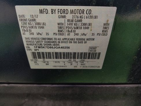 Used 2018 Ford Explorer XLT w/ Equipment Group 202A FWD image 33
