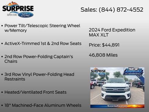 Used 2024 Ford Expedition Max XLT AWD/4WD image 25