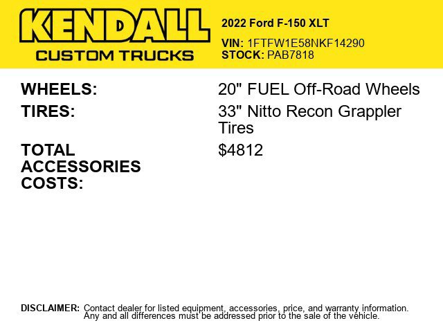 Used 2022 Ford F150 XLT w/ Equipment Group 302A High AWD/4WD image 2