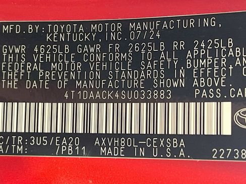 Certified 2025 Toyota Camry SE FWD image 28