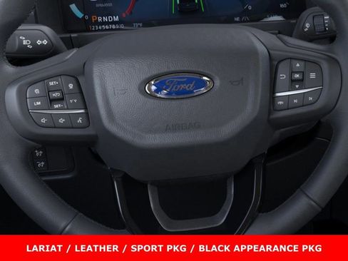New 2025 Ford Ranger Lariat w/ Black Appearance Package image 12