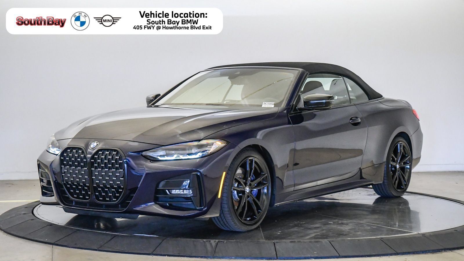 Certified 2023 BMW 430i Convertible w/ M Sport Package RWD image 1