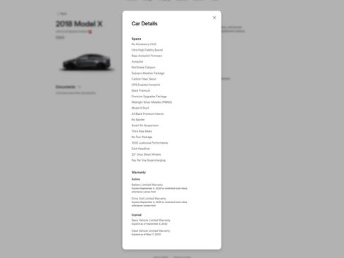 Used 2018 Tesla Model X P100D AWD/4WD image 3