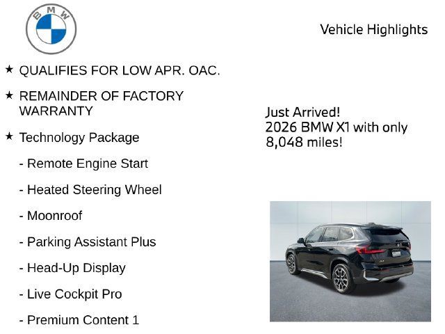 Used 2026 BMW X1 xDrive28i AWD/4WD image 9