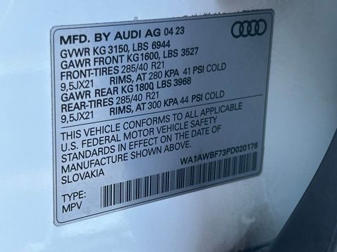 Used 2023 Audi SQ7 Premium Plus image 85