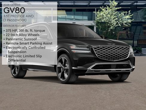New 2026 Genesis GV80 3.5T Prestige image 3
