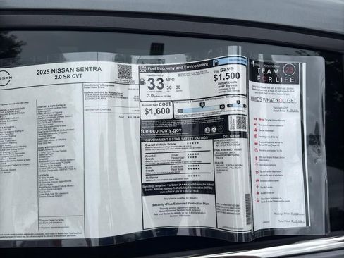 New 2025 Nissan Sentra SR image 12