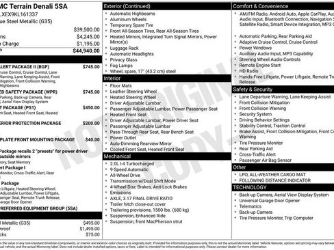 Used 2019 GMC Terrain Denali w/ Advanced Safety Package image 44