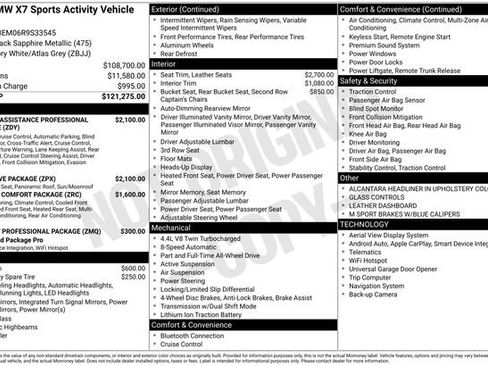 Used 2024 BMW X7 M60i w/ Executive Package image 43