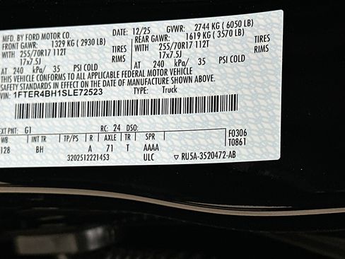 New 2025 Ford Ranger XL image 19