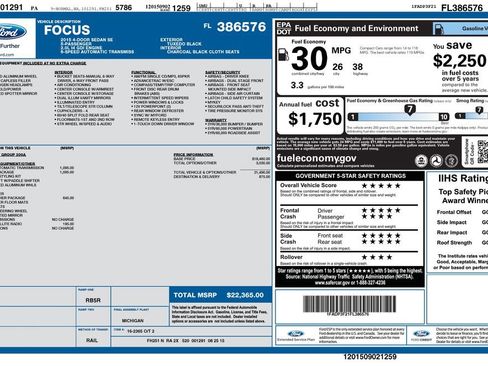 Used 2015 Ford Focus SE w/ SE Sport Package image 4