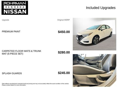 New 2025 Nissan Versa SV w/ Trunk Package image 4