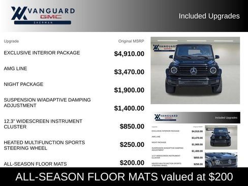Used 2019 Mercedes-Benz G 550 w/ Exclusive Interior Package image 10