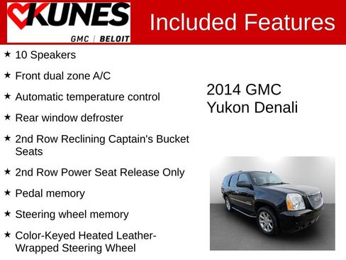 Used 2014 GMC Yukon Denali AWD/4WD image 3