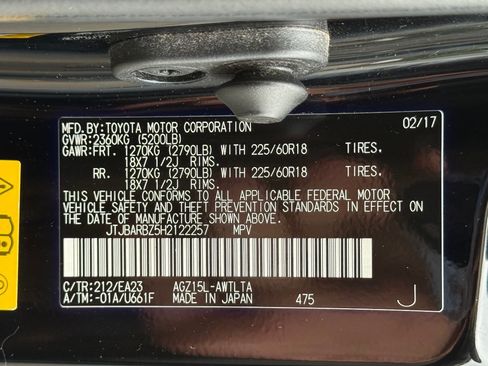 Used 2017 Lexus NX 200t AWD w/ Premium Package image 40