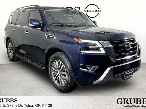 Used 2023 Nissan Armada SL w/ Captain's Chairs Package RWD image 1