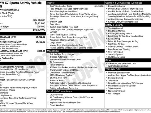 Used 2022 BMW X7 xDrive40i w/ Premium Package image 35