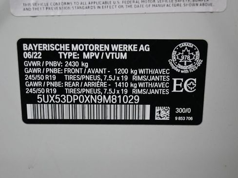 Used 2022 BMW X3 xDrive30i AWD/4WD image 8