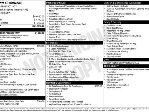 Used 2025 BMW X3 xDrive30i w/ Convenience Package image 2