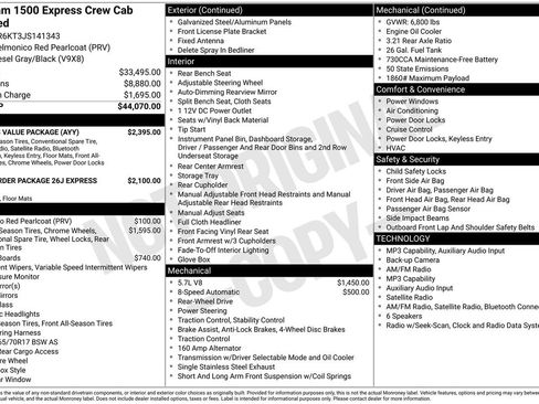 Used 2018 RAM 1500 Express w/ Express Value Package RWD image 38