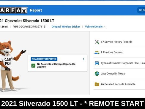Used 2021 Chevrolet Silverado 1500 LT w/ Texas Edition Plus AWD/4WD image 9