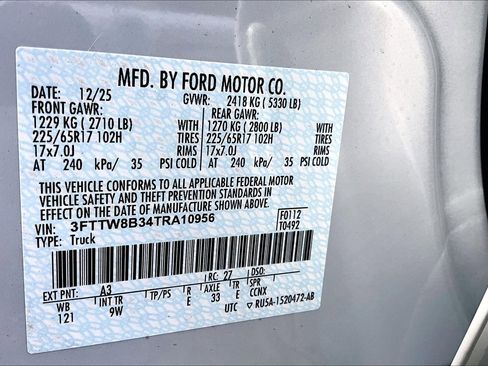 New 2026 Ford Maverick XL w/ Equipment Group 101A image 13
