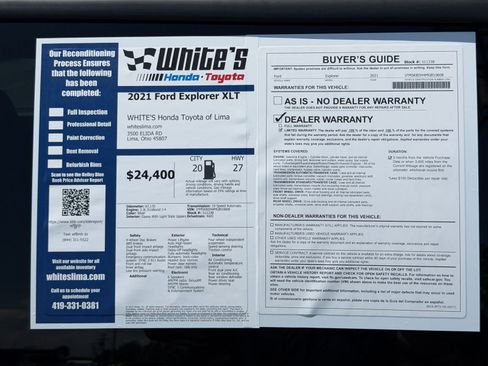 Used 2021 Ford Explorer XLT w/ Class III Trailer Tow Package AWD/4WD image 35