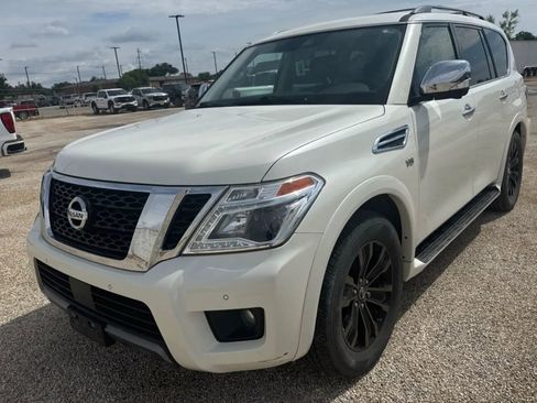Used 2019 Nissan Armada Platinum w/ Captain's Chairs Package RWD image 1