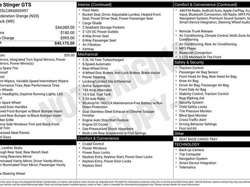 Used 2019 Kia Stinger GTS image 28