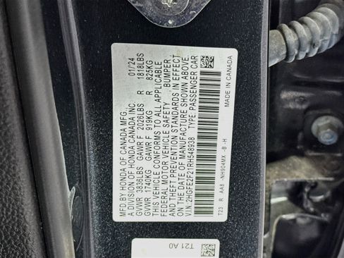 Certified 2024 Honda Civic LX image 29