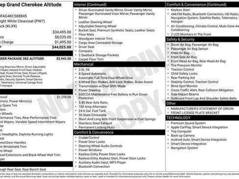 Used 2019 Jeep Grand Cherokee Altitude image 5