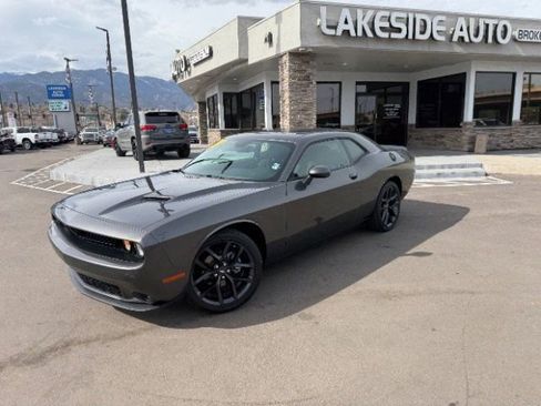 Used 2022 Dodge Challenger SXT w/ Blacktop Package RWD image 2