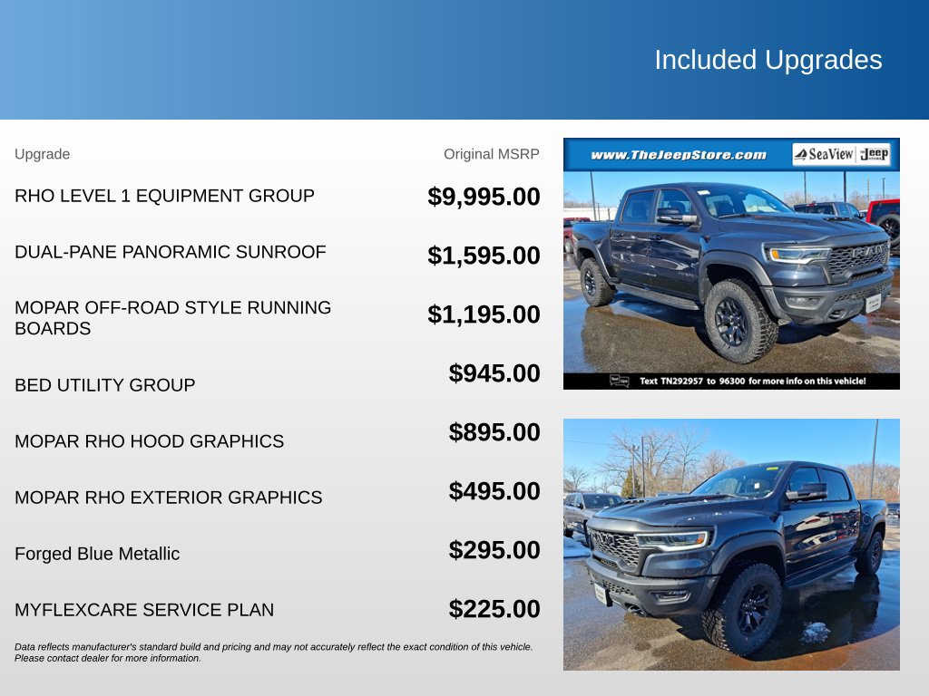 New 2026 RAM 1500 RHO w/ RHO Level 1 Equipment Group AWD/4WD image 3