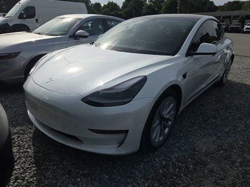 Used 2021 Tesla Model 3 Long Range AWD/4WD image 1
