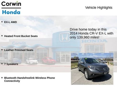 Used 2014 Honda CR-V EX-L image 6