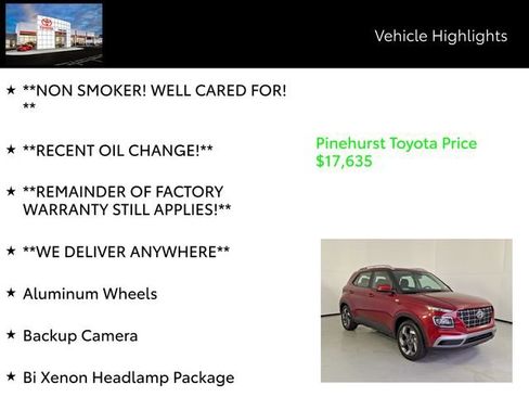 Certified 2024 Hyundai Venue SEL image 19