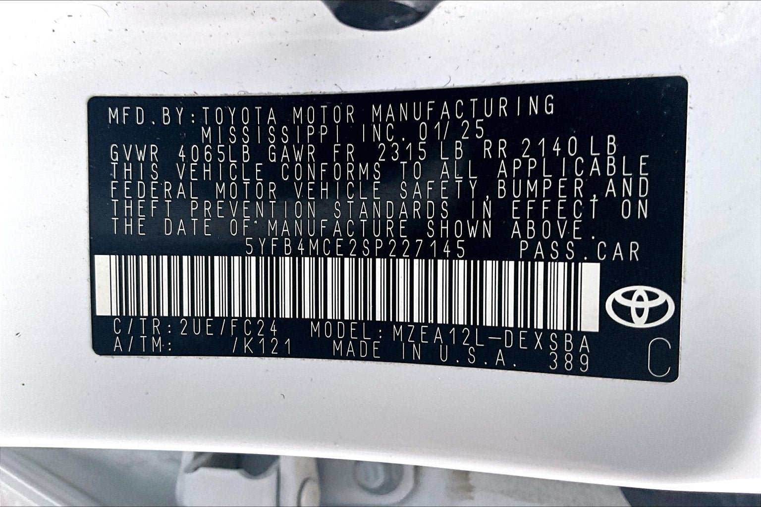 Used 2025 Toyota Corolla FX w/ Convenience Package FWD image 28