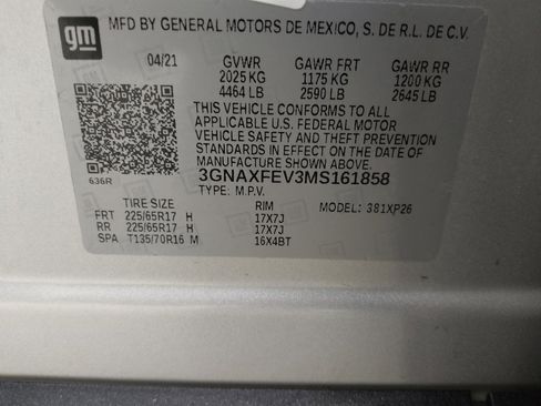 Used 2021 Chevrolet Equinox LS w/ LS Convenience Package image 33