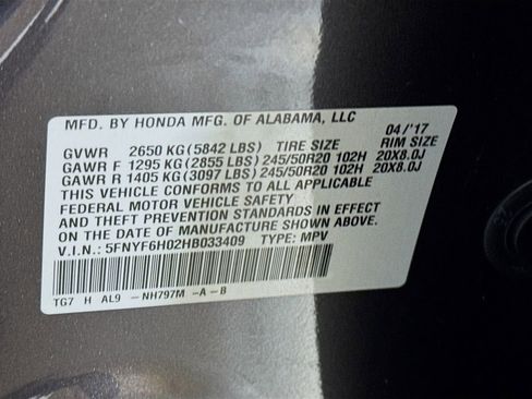Used 2017 Honda Pilot Elite image 43