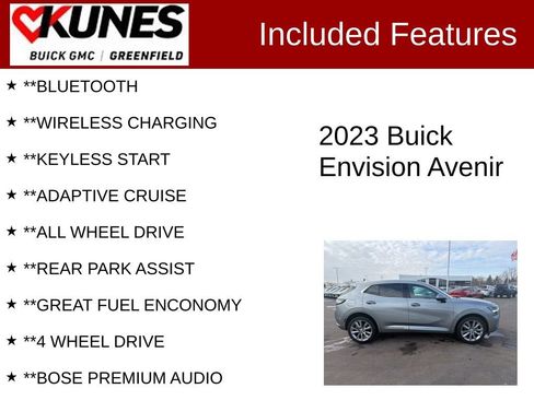 Used 2023 Buick Envision Avenir image 3