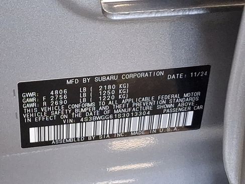 Certified 2025 Subaru Legacy Sport image 27