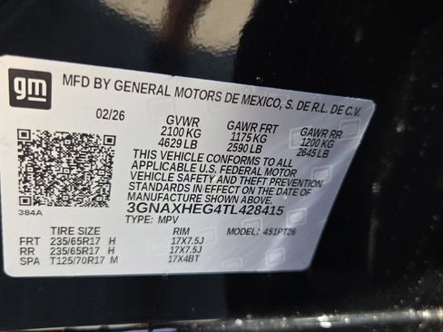 New 2026 Chevrolet Equinox LT image 24