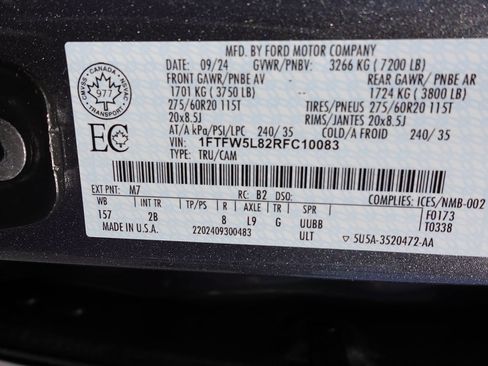 Used 2024 Ford F150 Lariat w/ Equipment Group 502A High AWD/4WD image 21